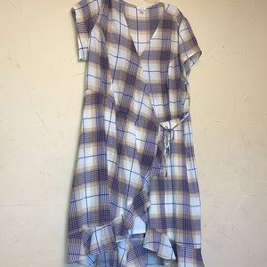 Plaid Charming Charlie Flowy Dress